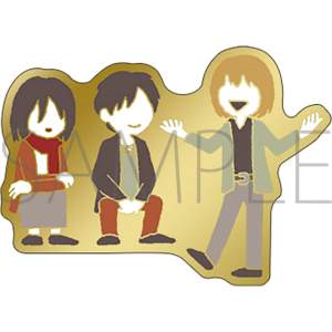Attack on Titan Yurupalette Pins – Eren, Mikasa & Armin